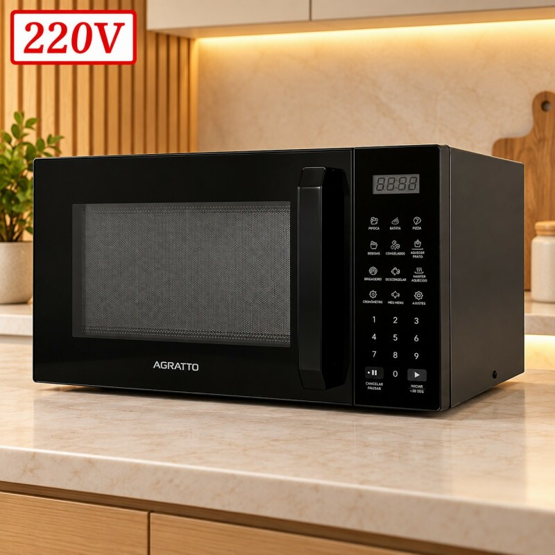 Forno Microondas Agratto Amic01n 32L 220V Preto