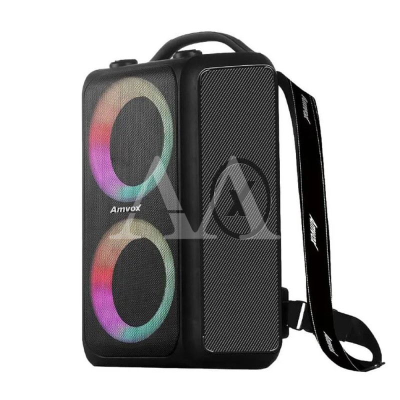 Caixa de Som Amvox Amplificadora Aca 600 Bagvox Black 600 Wats