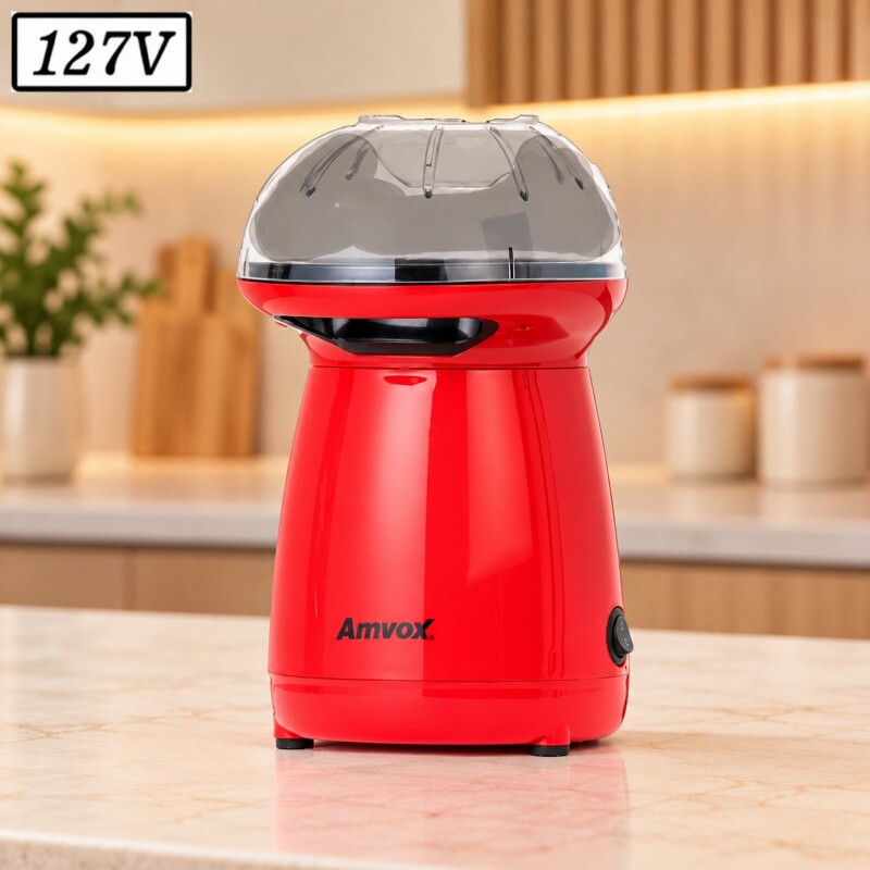 Pipoqueira Amvox Apc 027 1200W 127V Vermelha
