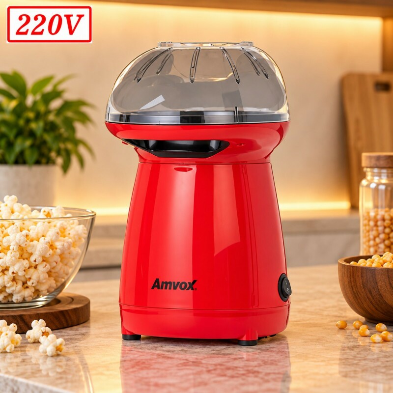 Pipoqueira Amvox Apc 027 1200W 220V Vermelha