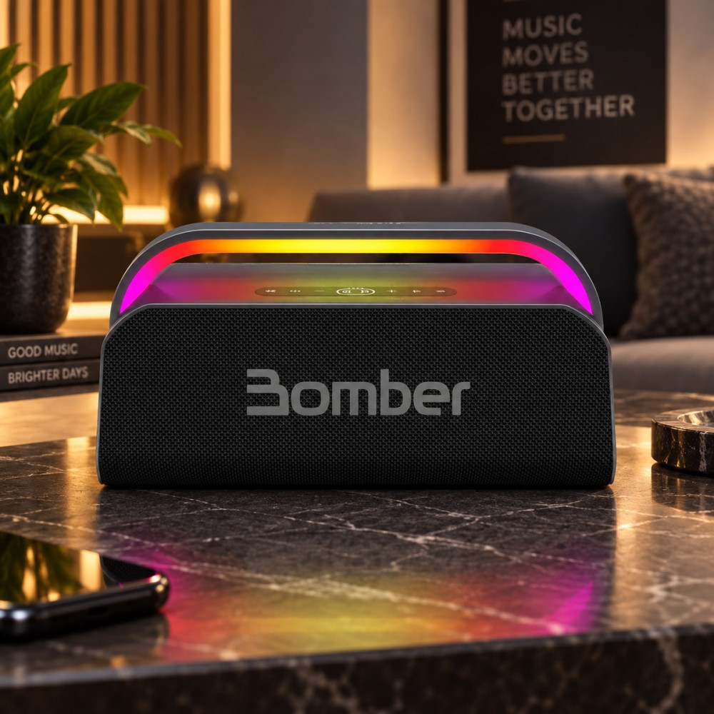Caixa de Som Bomber Bluetooth Bomberbass Plus 100W