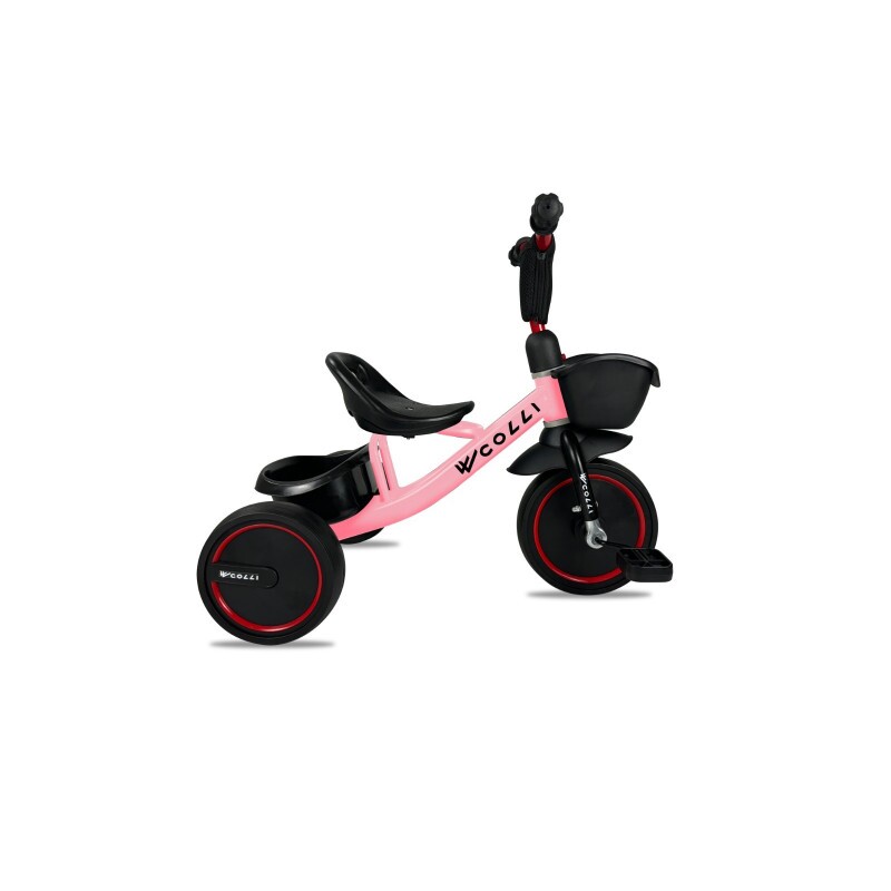Triciclo Colli Kim com Cestinha Rosa