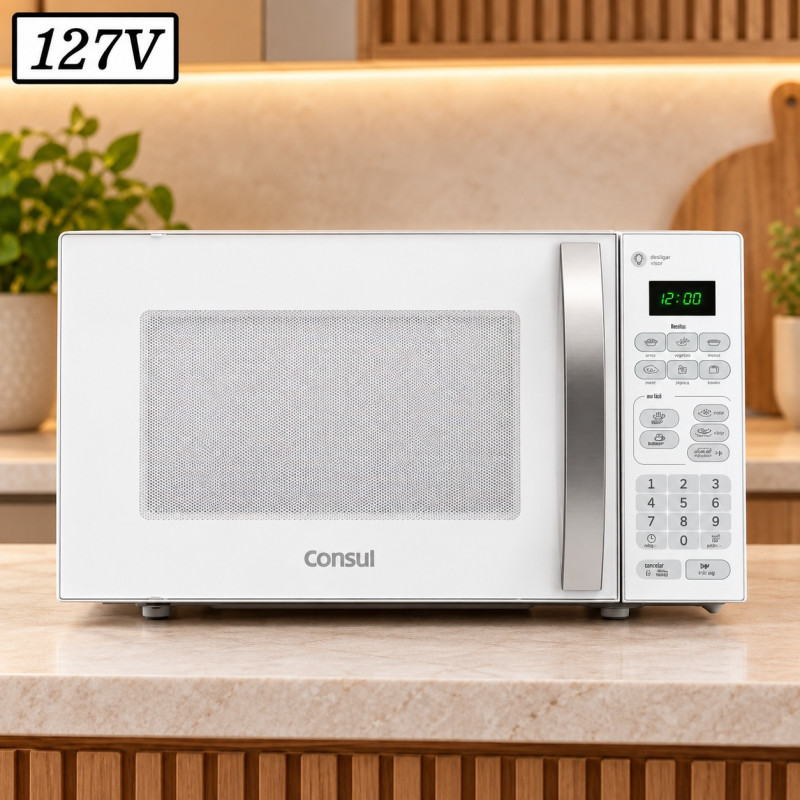 Forno Microondas Consul Cma20ab 20L 127V Branco
