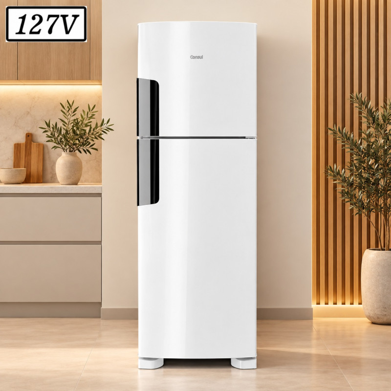Refrigerador Consul Crm44ab Frost Free Duplex 386L 127V Branco