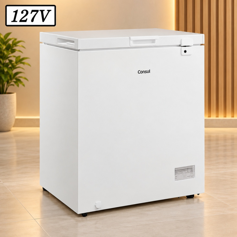 Freezer Consul Cha14mbana Horizontal 142L 127V Branco