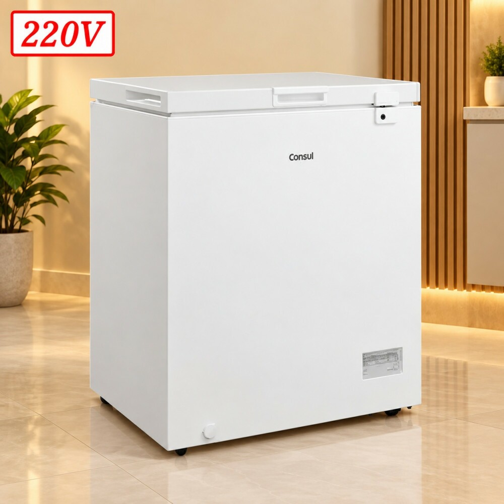 Freezer Consul Cha14mbbna Horizontal 142L 220V Branco