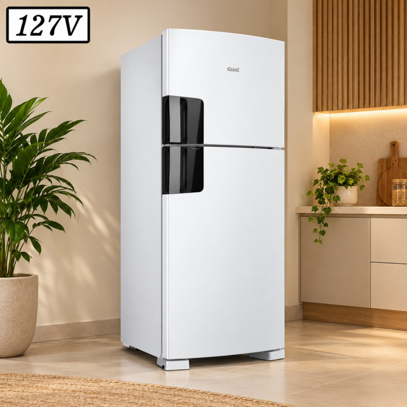 Refrigerador Consul Crm50l Frost Free Duplex 410L 127V Branco