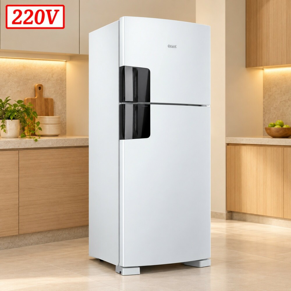 Refrigerador Consul Crm50mb Frost Free Duplex 412L 220V Branco