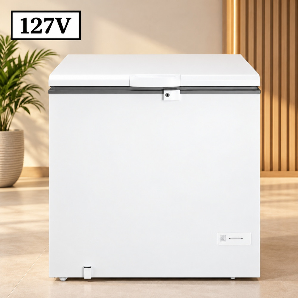 Freezer Consul Cha31mbana Horizontal 307L 127V Branco