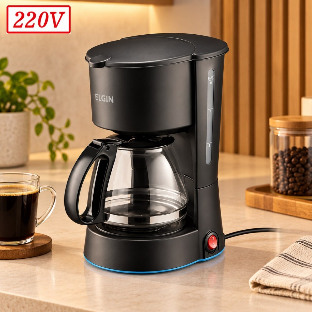 Cafeteira Elgin 15 Xicaras 220V Preto