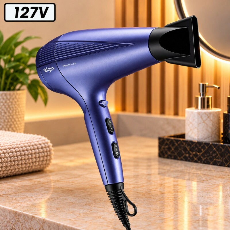 Secador de Cabelo Elgin Glossy Color 2000W 127V