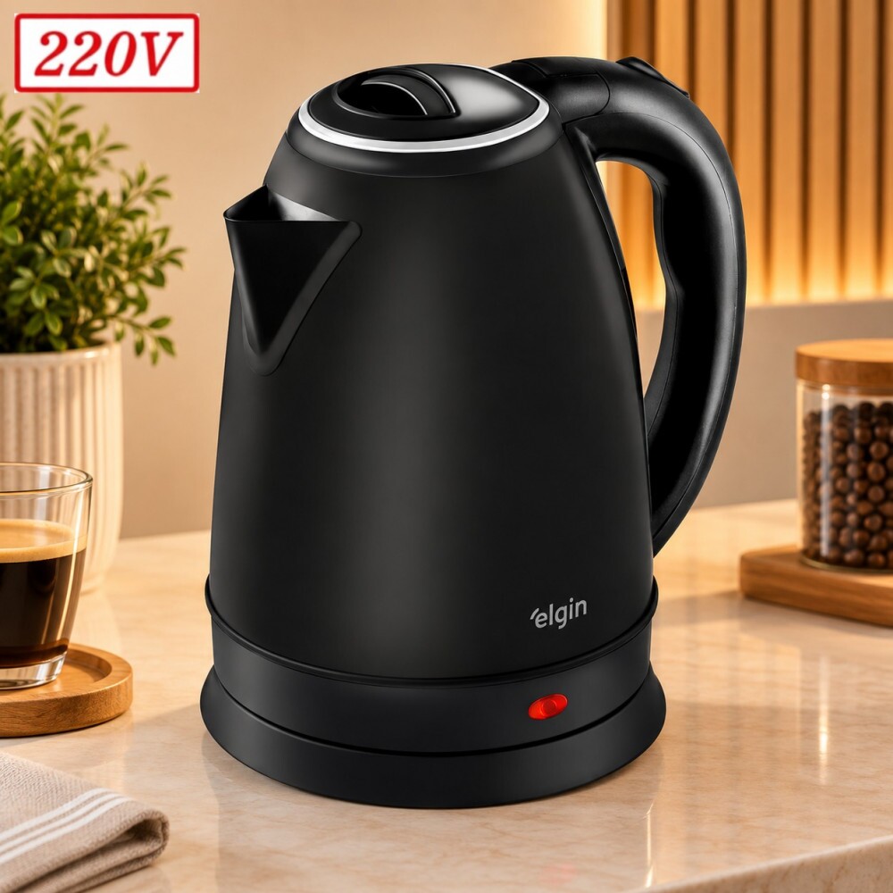 Chaleira Eletrica Elgin Cha1b 1500W 220V Preta