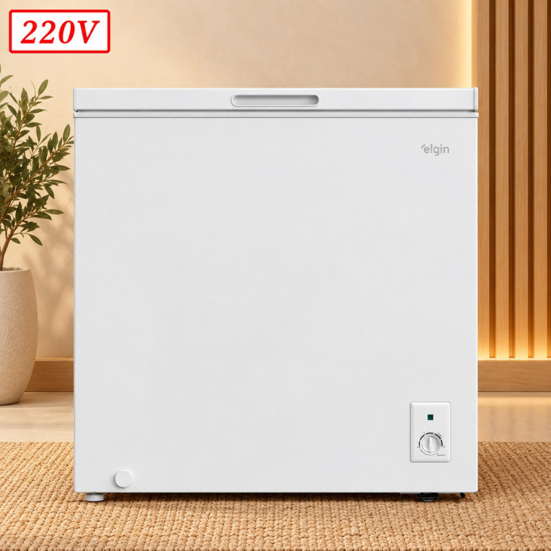 Freezer Elgin Horizontal 199L 220V Branco