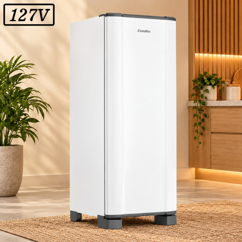 Refrigerador Esmaltec Roc31 Pro Cycle Defrost Inverter 245L 127V Branco