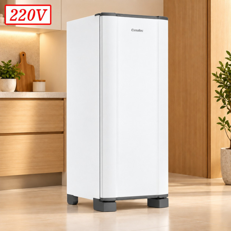 Refrigerador Esmaltec Roc31 Pro Cycle Defrost Inverter 245L 220V Branco