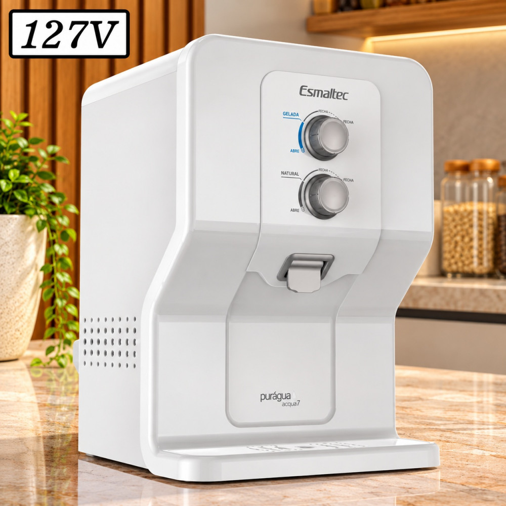 Purificador Esmaltec Puragua Acqua7 127V Branco