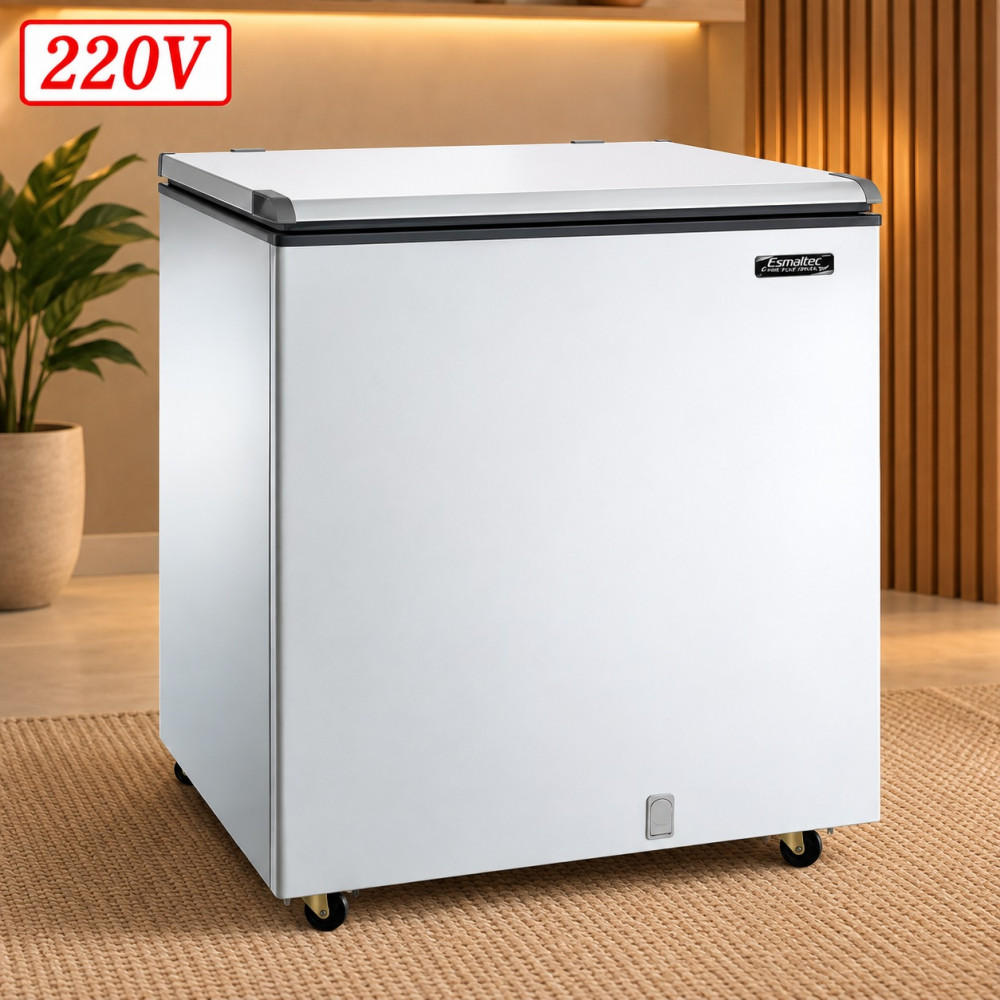 Freezer Conservador Esmaltec Horizontal 230L 220V Branco
