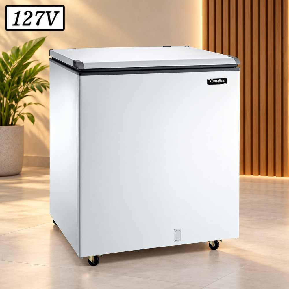 Freezer Conservador Esmaltec Horizontal 230L 127V Branco