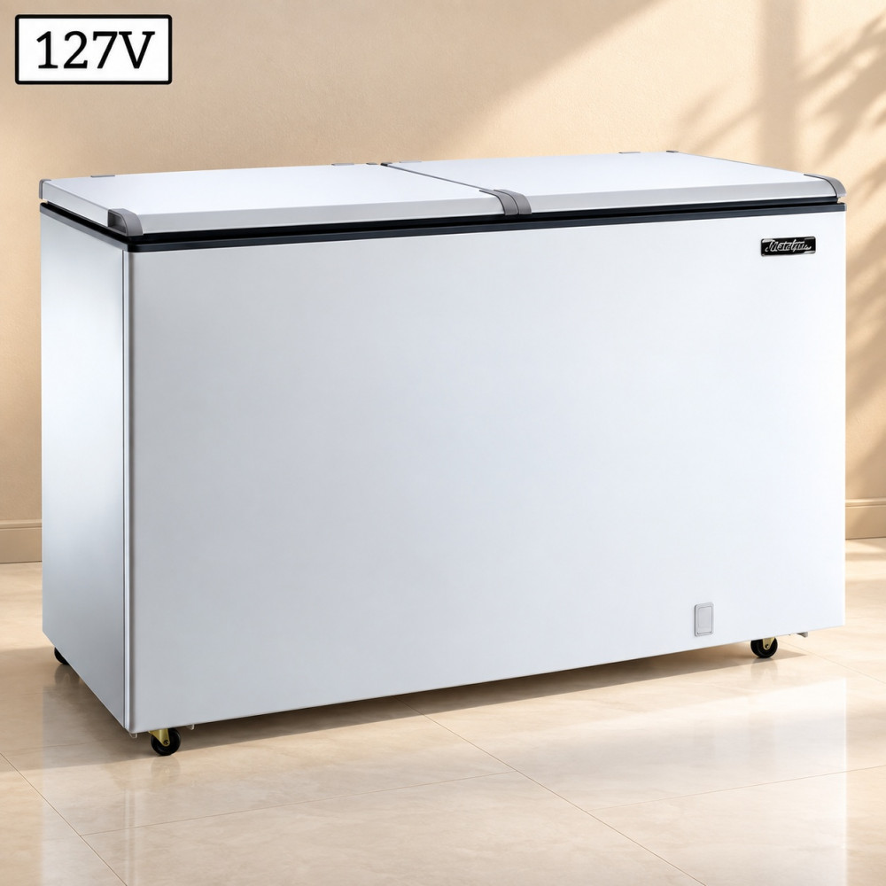 Freezer Conservador Esmaltec Horizontal 468L 127V Branco