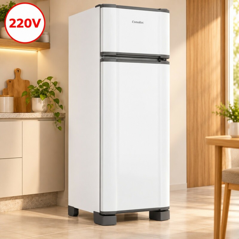 Refrigerador Esmaltec Rcd34 Pro Cycle Defrost 277L 220V Branco