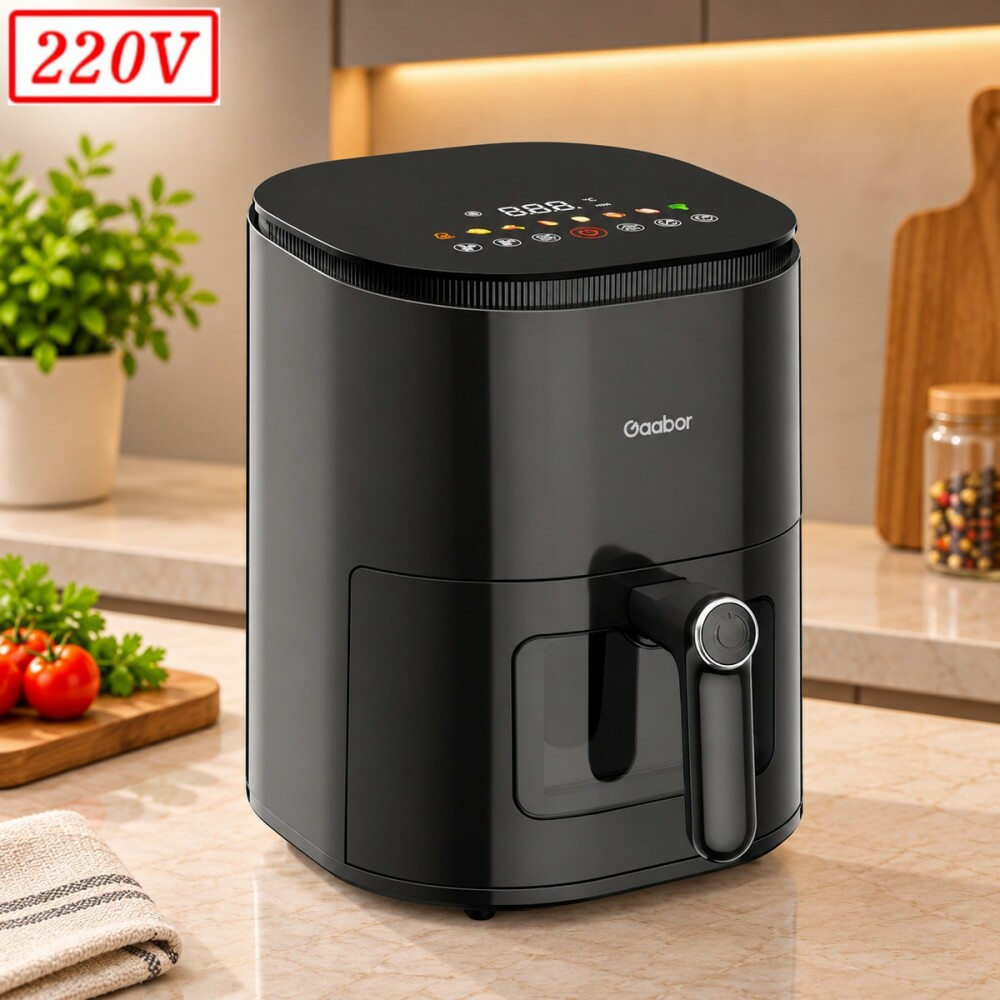 Fritadeira 4,2L Gaabor Air Fryer Duo Touchscreen Af-45t02a 220V Preto