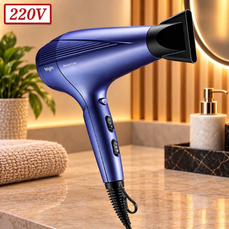 Secador de Cabelo Elgin Glossy Color 2000W 220V