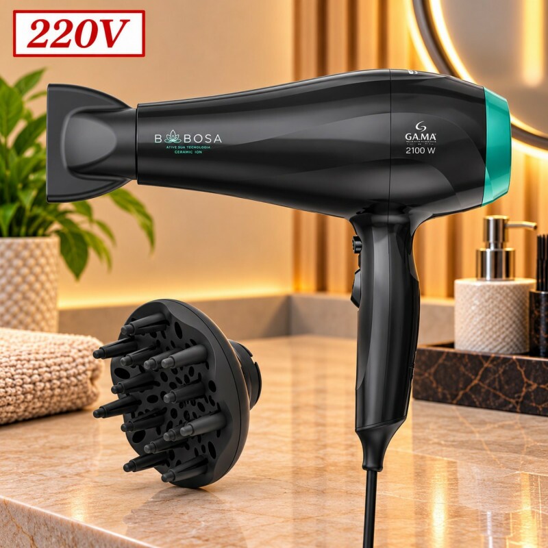 Secador de Cabelo Gama Babosa Ceramic Ion 2100W 220V