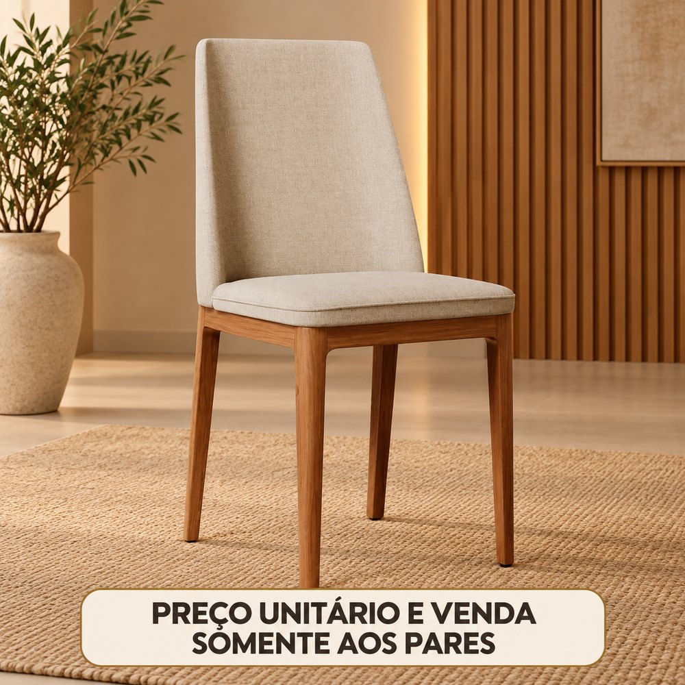 Cadeira Imcal City Linho/Nature