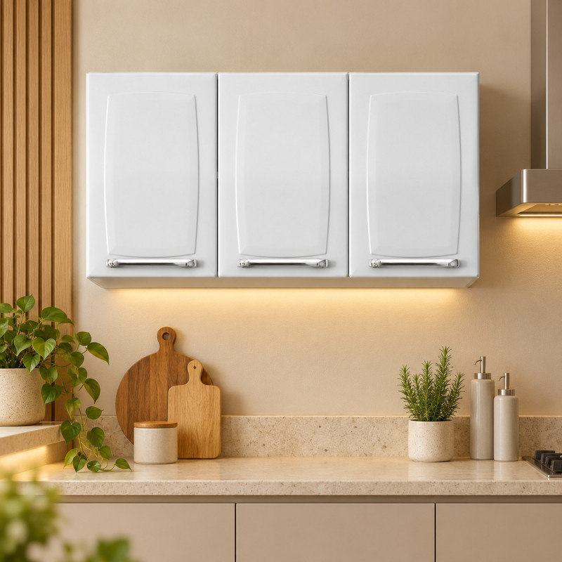 Armário Itatiaia 3 Portas Abrir Luce Ip3 105 Branco 1050