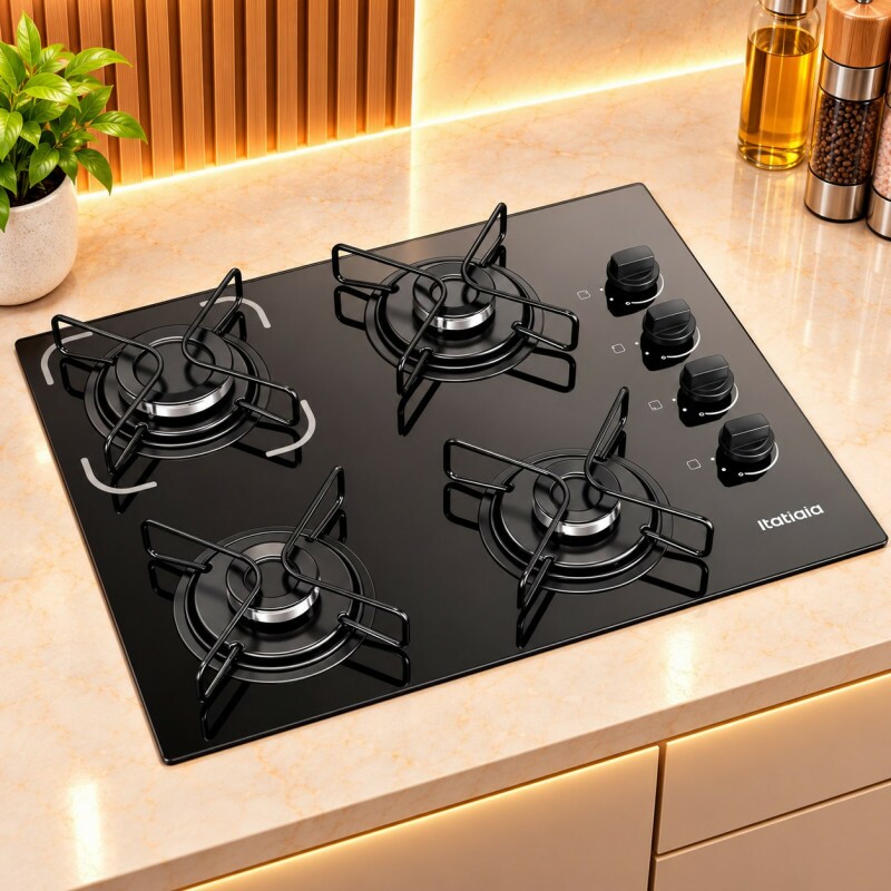 Fogao 4B Itatiaia Cooktop Essencial Preto