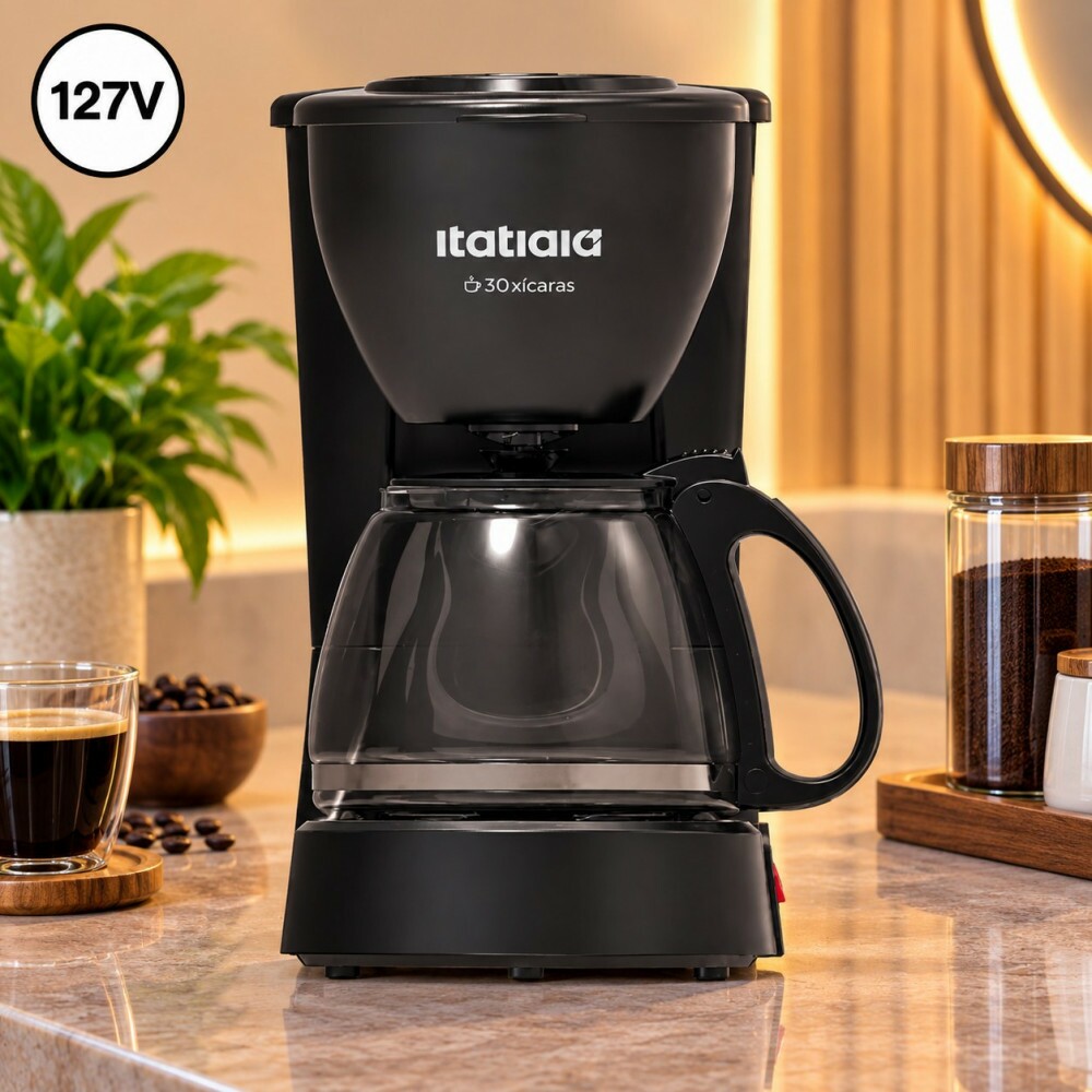 Cafeteira Itatiaia 30 Xicaras 550W 127V Preta