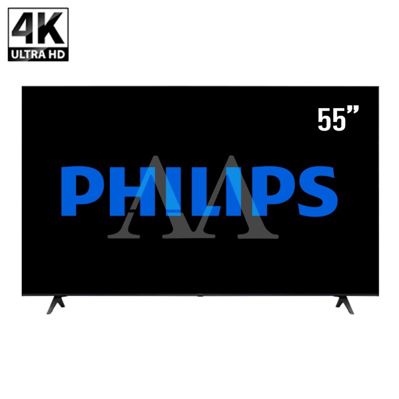 Smart Tv Philips 55" Led Uhd 4K Google 3 Hdmi 2 Usb Wifi