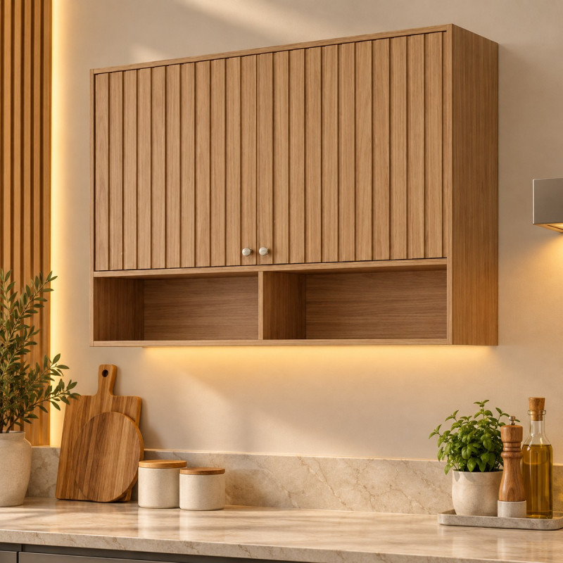 Armário Mgm 2 Portas Abrir Divina 120CM Cinamomo