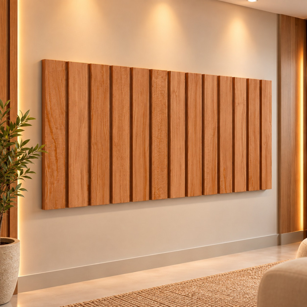 Painel de Cozinha Mgm Divina Ripado 120CM Cinamomo