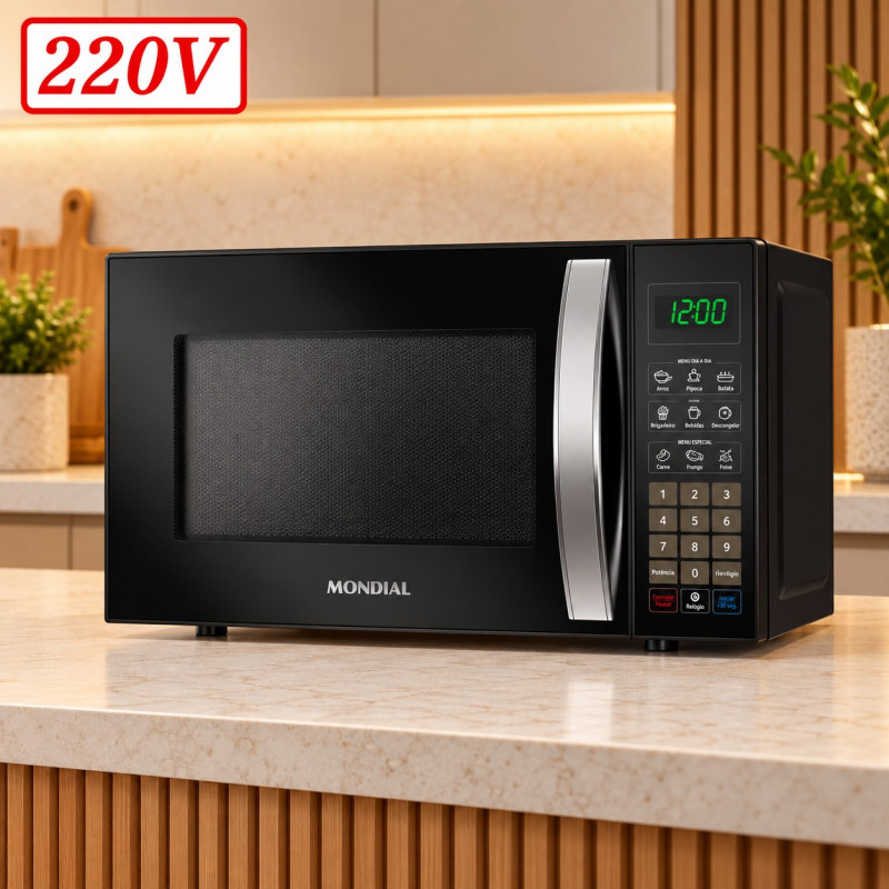 Forno Microondas Mondial 21L 220V Preto