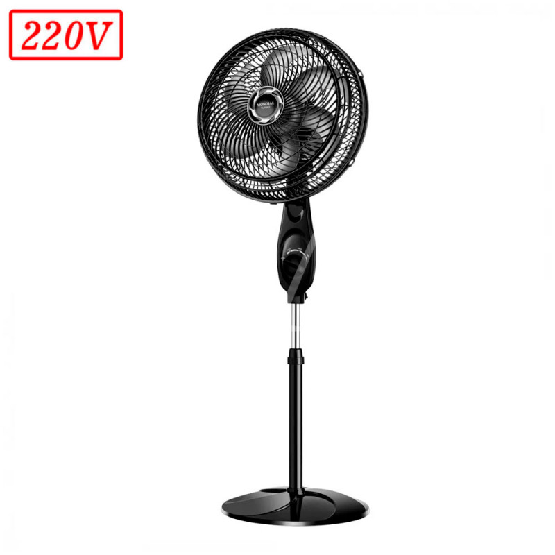 Ventilador Mondial Vt30c-nb Turbo Coluna 30CM 6 Pas 3 Vel 220V Preto