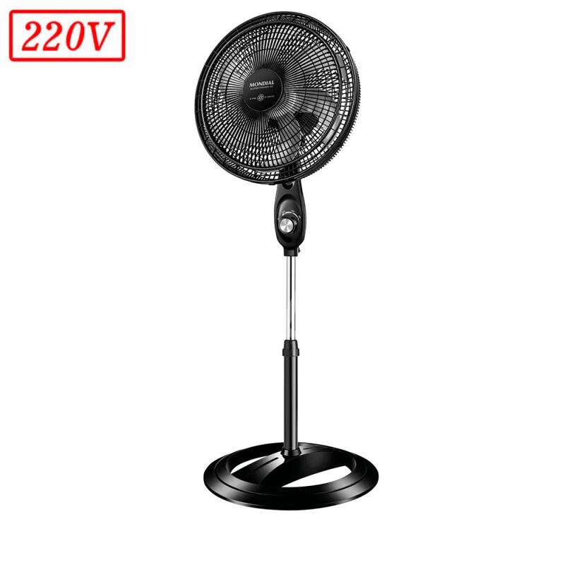 Ventilador Mondial Vsp40c-nb Super Power Coluna 40CM 6 Pas 3 Vel 220V Preto