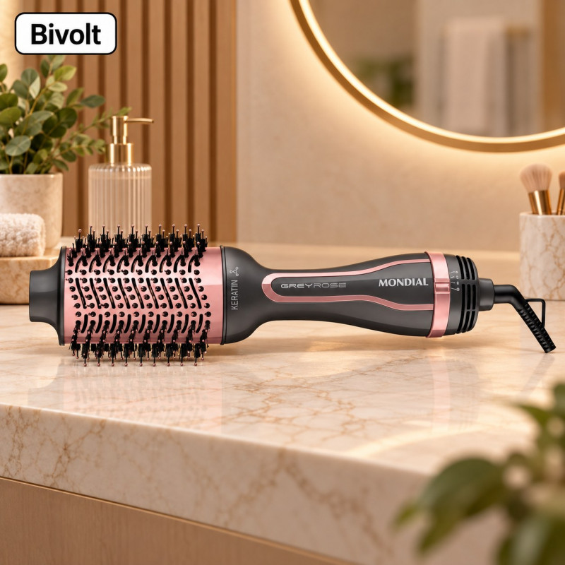 Escova Secadora Mondial Keratin Es-11 3EM1 1300W Bivolt