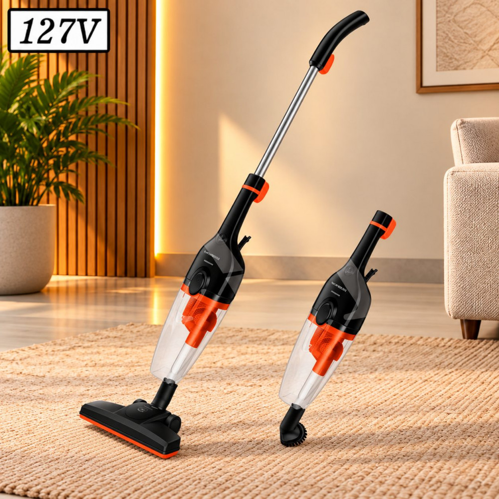 Aspirador Po Mondial Ap-40-b Turbo Cycle 2 Em 1 1500W 127V Preto/Laranja