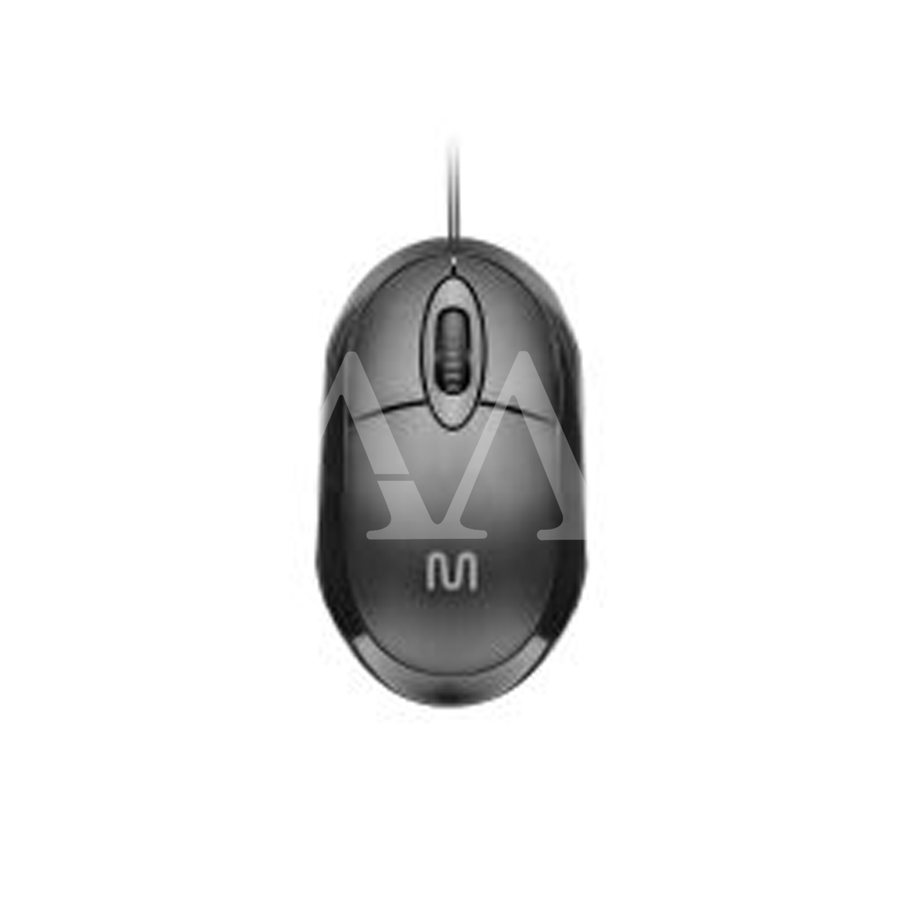 Mouse Multilaser Classic com Fio Usb Cabo 12OCM 3 Botoes Preto