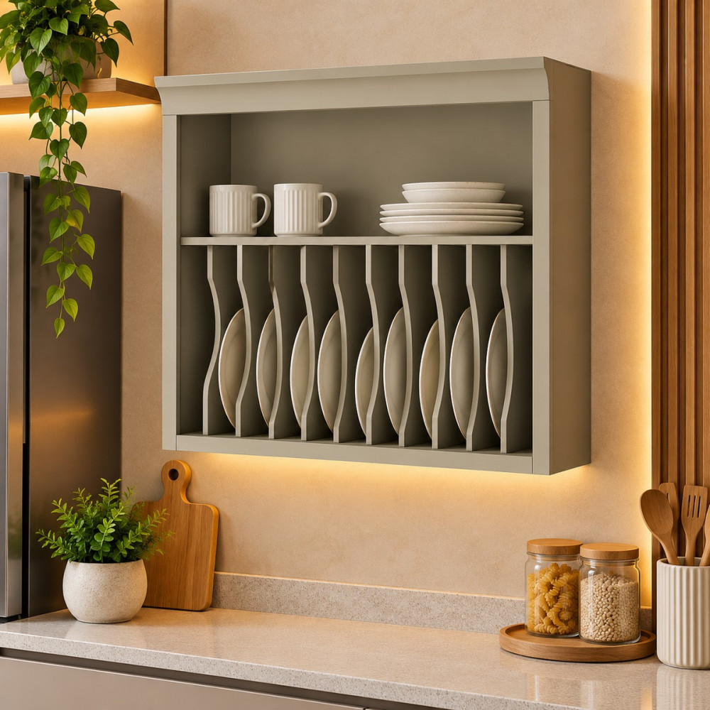 Armário Nesher com Nicho Camponesa 80CM Fendi 500267