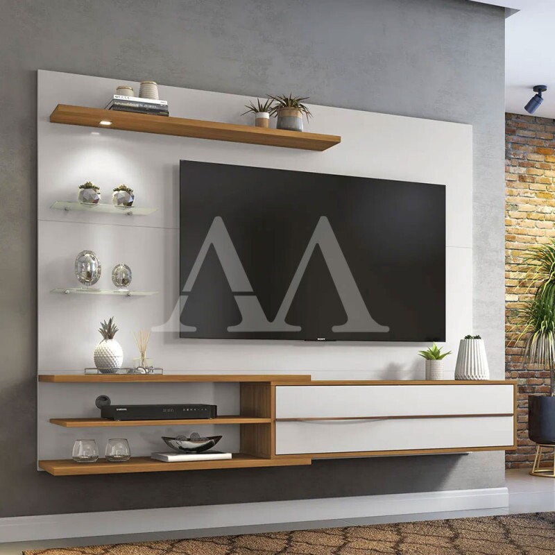 Painel Notavel Nt 1115 Off White/Freijo Trend