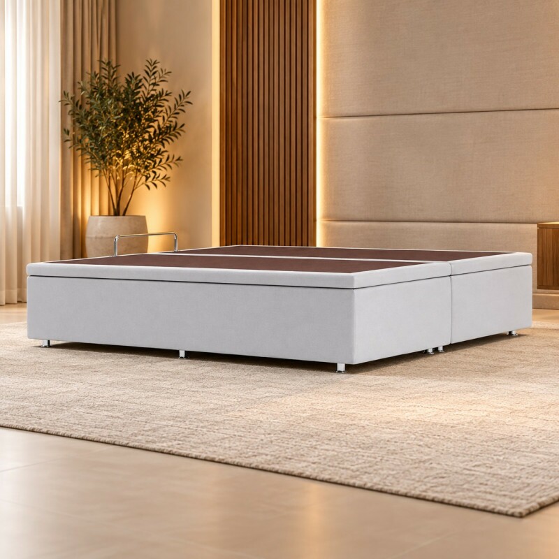 Base Bau Ortobom Sommier Phys Branco