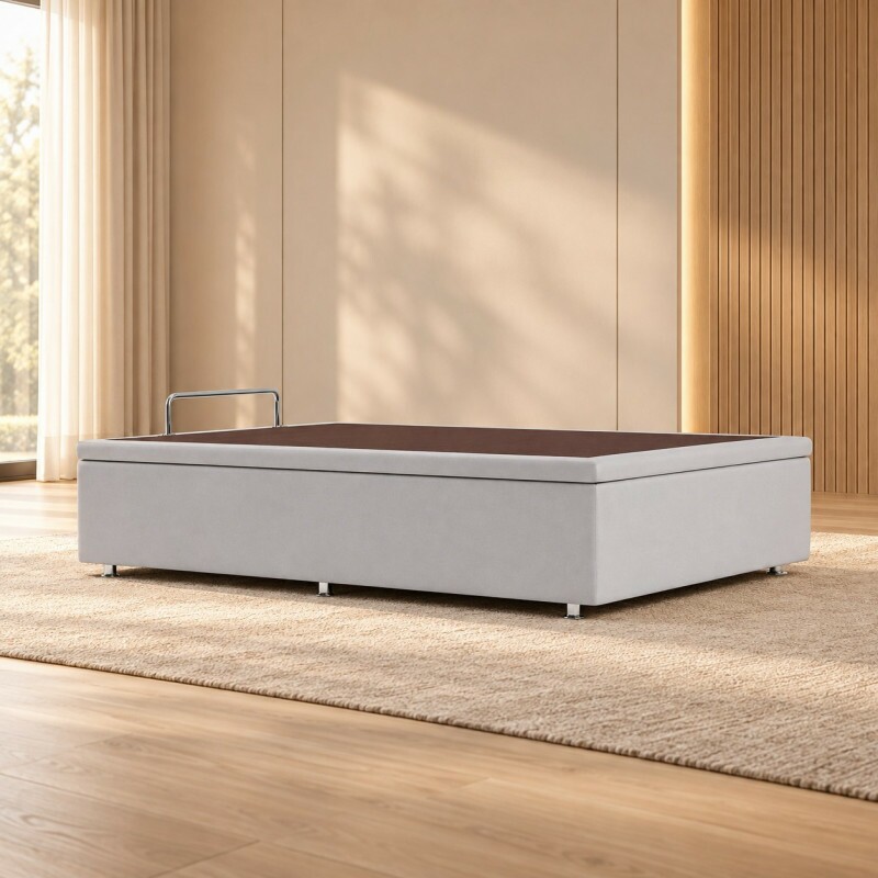 Base Bau Ortobom Sommier Phys Branco