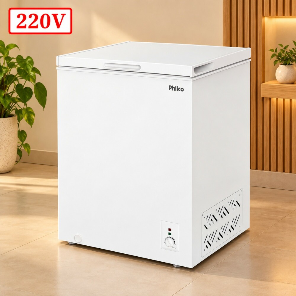 Freezer Philco Horizontal 140L 220V Branco