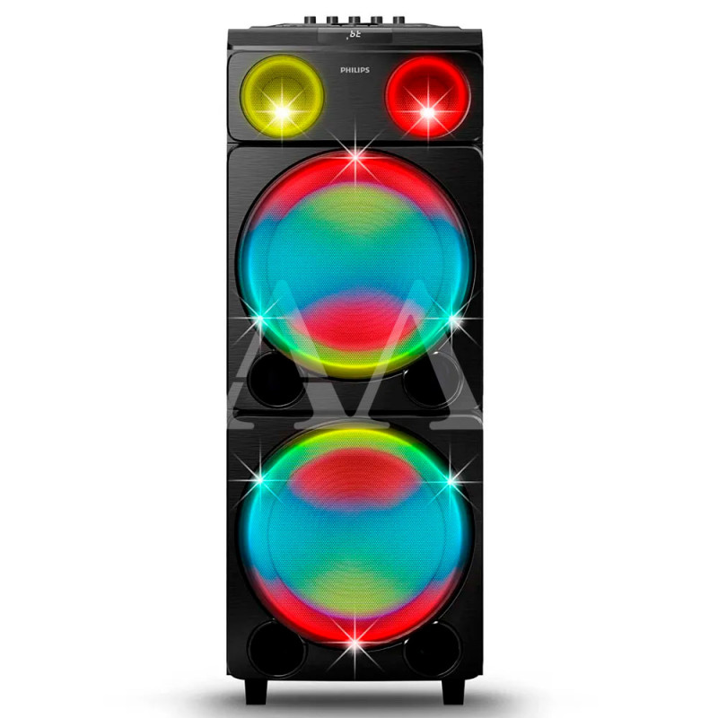 Caixa de Som Philips Amplificadora Party Speaker com Fm 2400 Wats