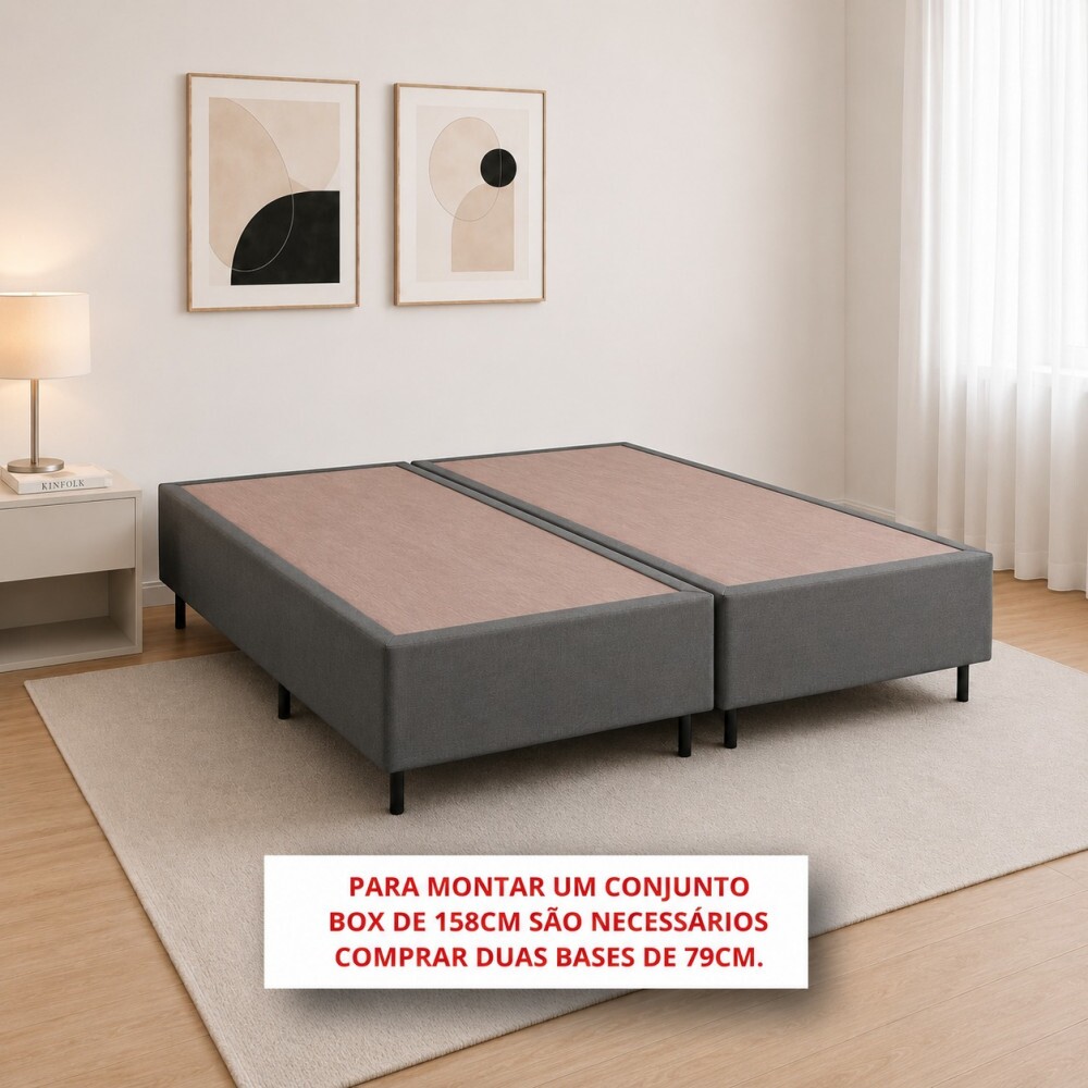 Base Box Probel Liso Cinza