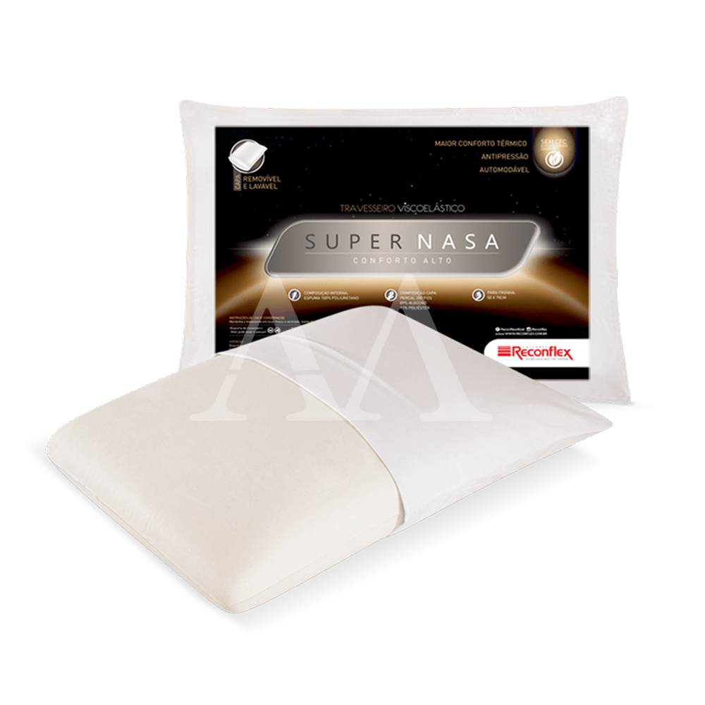 Travesseiro Reconflex Super Nasa Alto Firme 50X70X17