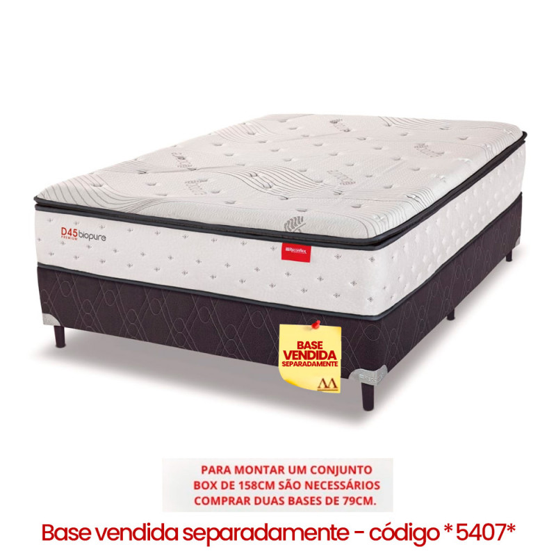 Colchão D45 Reconflex Premium Biopure com Pillow