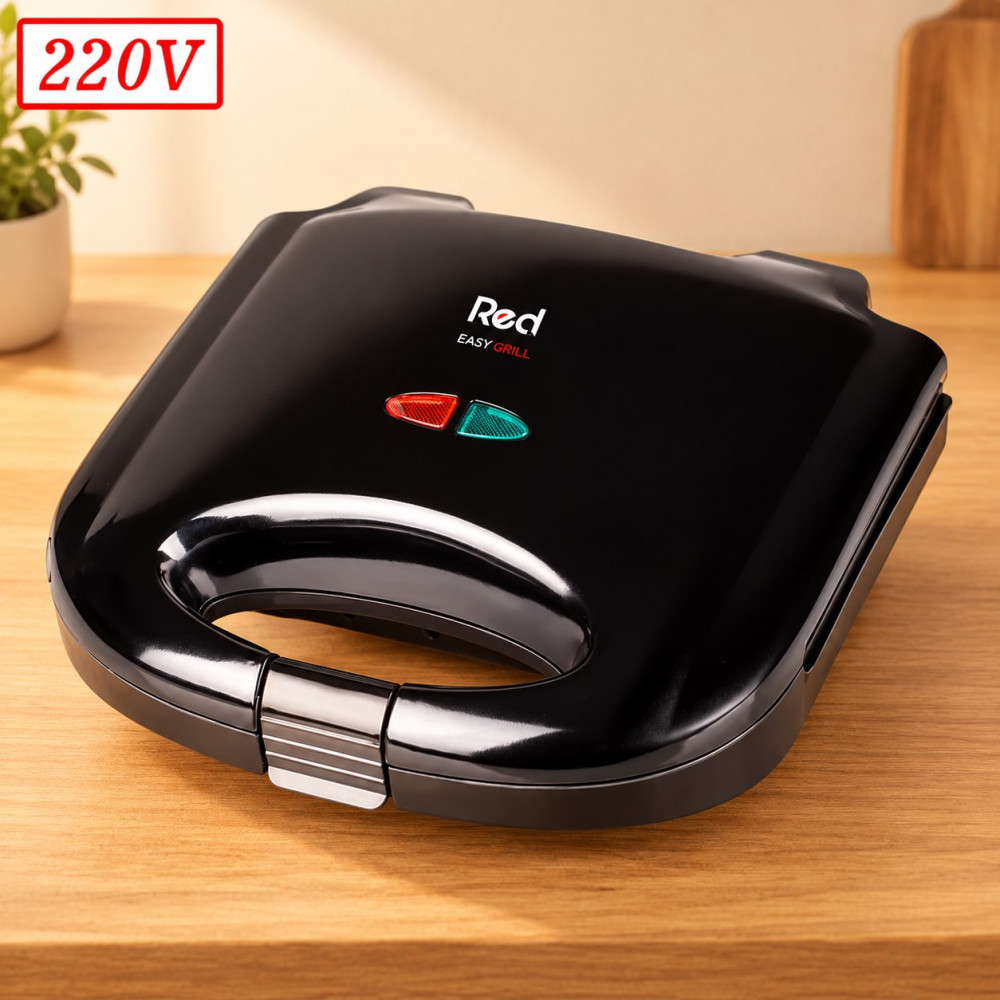 Sanduicheira Easy Grill Red Mobile 750W 220V Preta